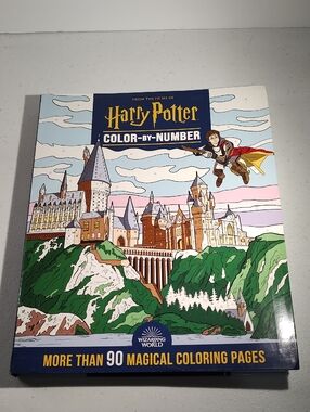 Harry Potter Color-By-Number Coloring Book With Over 90 Coloring Pages Color Key
